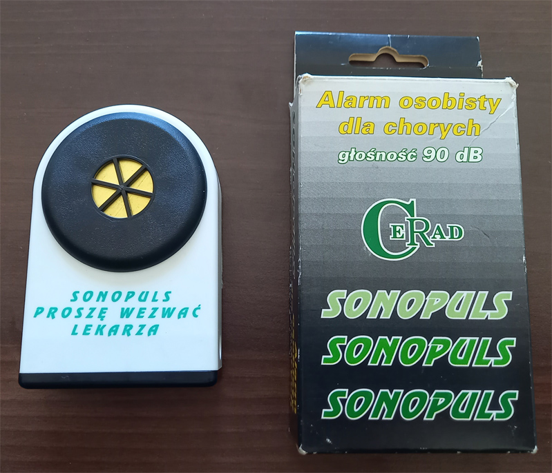 Sonopuls - alarm osobisty dla chorych